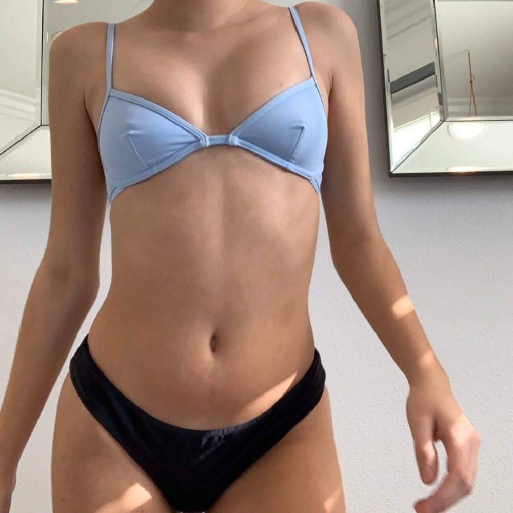 HER line bikini top in periwinkle